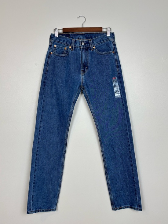 Levis Strauss Other - Levi Strauss Jeans Mens 29x32 Blue 505 Regular Straight Leg Denim Red Tab